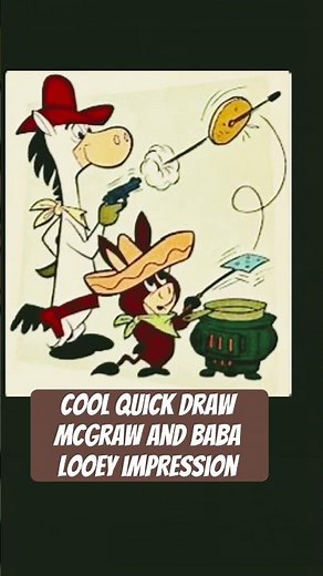 Cool quick draw McGraw and baba looey impression 🐴😂 #shorts #shortsquickdrawmcgraw