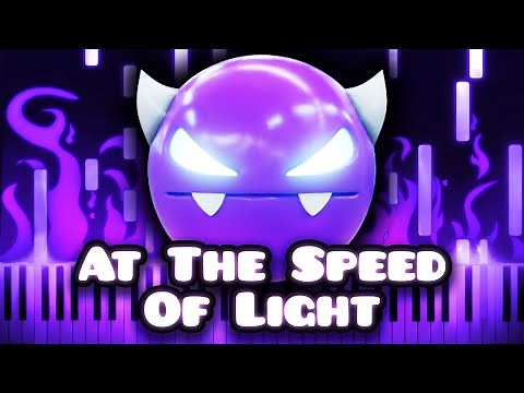 At The Speed Of Light - Geometry Dash | Piano Tutorial