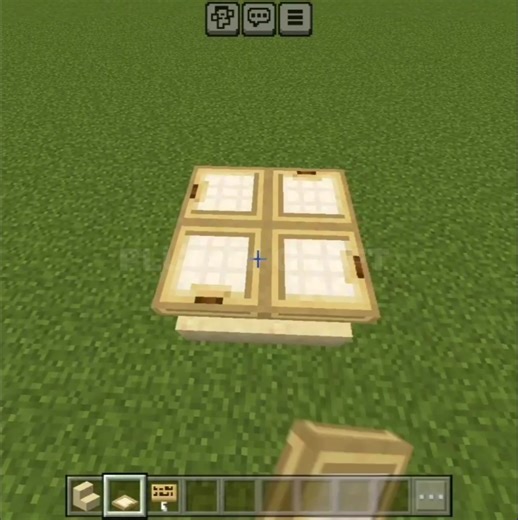 Simple Table Design 😳 In Minecraft #minecraft #shorts #youtubeshorts