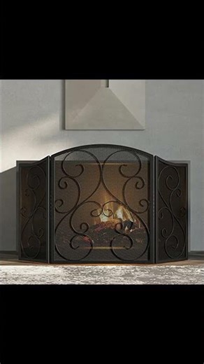 Fire Beauty Fireplace Screen 3 Panel Spotlight