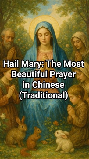 Hail Mary: The Most Beautiful Prayer in Chinese (Traditional) #holymother #hailmary #avemaria