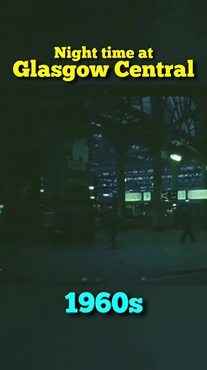 Glasgow Central Station Footage from the 1960s