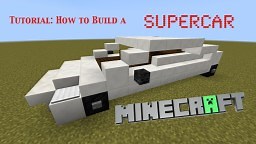 Minecraft Lamborghini-Style Supercar (+Tutorial) Minecraft Map