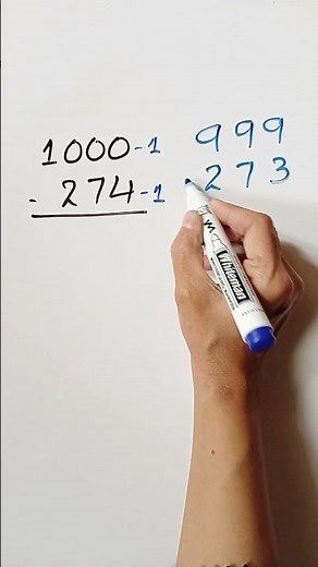 Amazing Subtraction #maths #mathematics #mathtrick