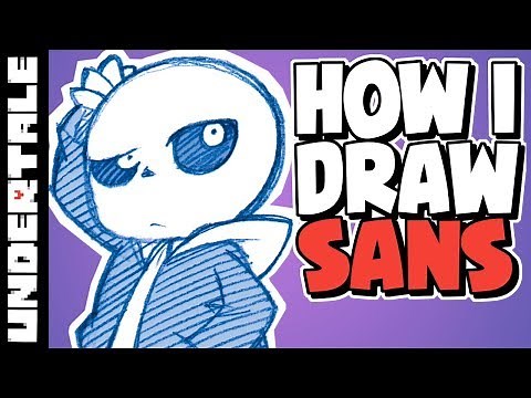 How I Draw Sans | Undertale