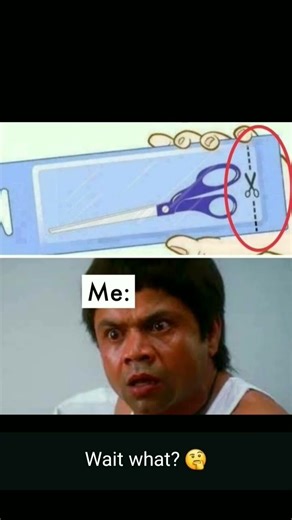 When life gives you scissors… inside a pack that needs scissors to open! 😵✂️