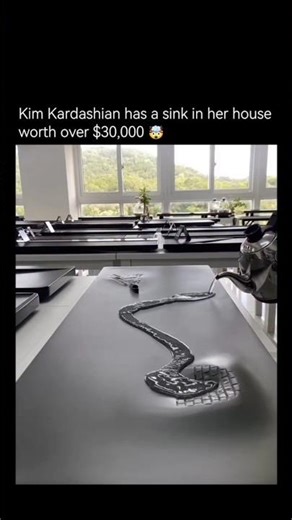 Kim Kardashian has a sink in her house worth over $30,000 🤯