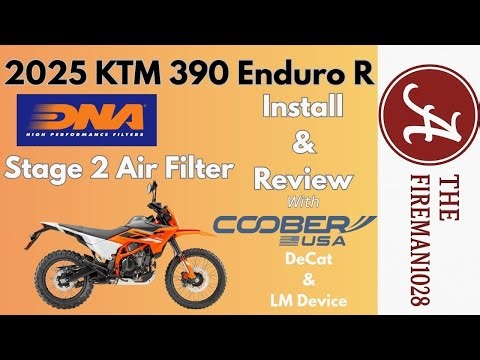 2025 KTM 390 Enduro R DNA Filter Stage 2 Air Filter Install & Review