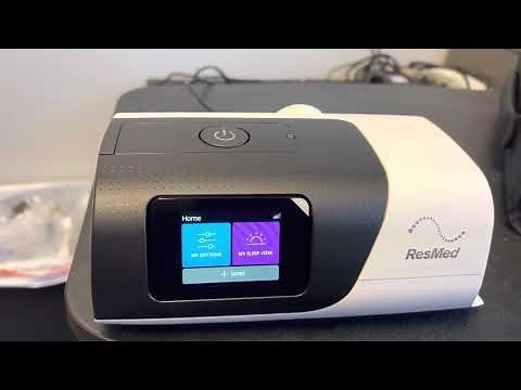 How to turn on the advanced patient menu on the ResMed AirSense 11 CPAP machine
