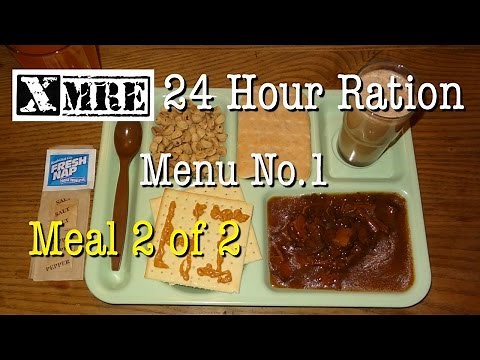 MRE Review: XMRE 3000XT 24HR Ration Menu No.1 (Meal 2 of 2)