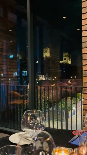 Best seat in the house. ❤️ Cathedral views that can't be beaten. | Rio Brazilian Steakhouse - Durham