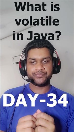 What is volatile keyword in Java? #javaprogramming #shorts