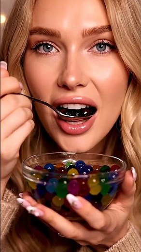 Booba Balls Eating ASMR | Colorful Crunch & Satisfying Sound #relaxingasmr #asmrtriggers #asmrshorts