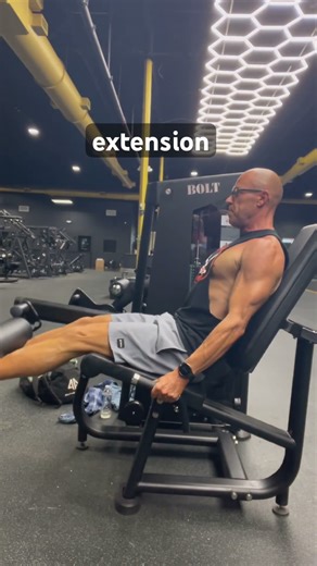 Seated leg extension demo by midlife_fitcoach. #legworkout #gym #fitness #quads #strength #health