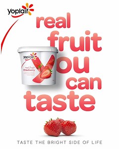 8.6K views · 25 reactions | You can see AND taste the strawberries in every tub! | Yoplait Australia | Facebook