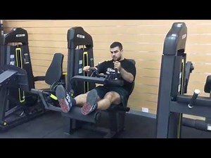 BODY IRON PLATINUM LEG EXTENSION & CURL MACHINE