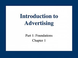 Introduction to Advertising - SlideServe