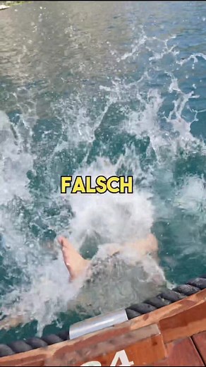 FRAGE FALSCH = WASSER