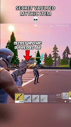 100% SECRET VAULTED MYTHIC in Fortnite Chapter 7😳 #fortnite #shortsfeed #foryou
