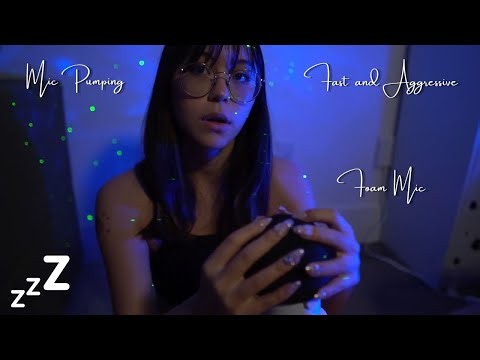 Tiptoe Tingles ASMR Mic Pumping Compilation | Foam Mic Triggers, Fast & Aggressive, Mouth Sounds