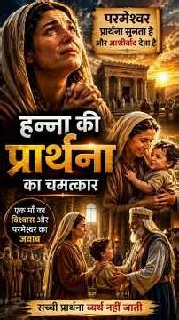 Hannah's Prayer and God's Miracle | Hannah Bible Story in Hindi | Inspirational Bible Story