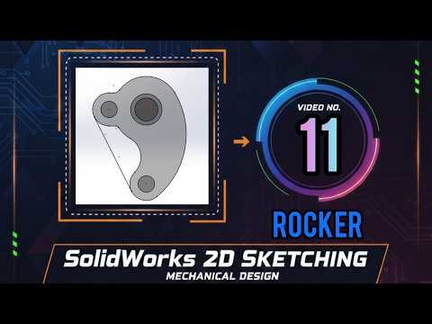 SolidWorks 2D Sketch Exercise | Fully Defined Sketch Practice – Part 11