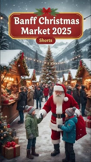 Banff Christmas Market is INSANE this year 🎅 #banff #christmasmarket #christmas
