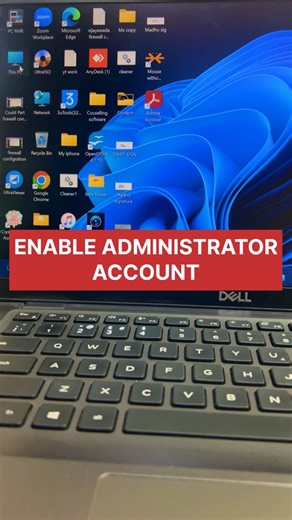 51K views · 456 reactions | How to enable administrator user account in your pc || #computer #window11 #tech #laptop #computertips #laptoptips #technology #pctipsandtricks #shorts #reelindia #reels #pctips #india | Techoilyas | Facebook
