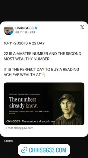 TODAY IS A RARE 22 DAY