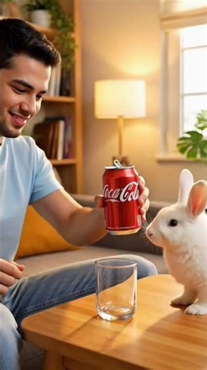 “A rabbit tasting pizza.” 🐰🍕