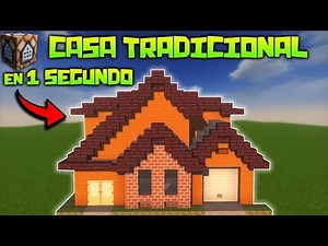 INCREIBLE CASA en MINECRAFT con un SOLO COMANDO + TUTORIAL | SIN MODS!