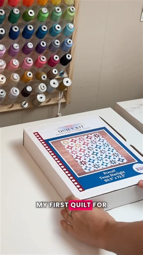 There’s something magical about opening a rainbow ombré quilt kit 🌈 All the pieces are pre-cut and perfectly coordinated, so instead of stressing over rulers and rotary cutters, you get to enjoy the rhythm of stitching and watching the gradient unfold. Less pressure. More creating. Pre-cut kits are truly the softest landing into quilting. ✨ #quilting #sewing #fabric #quiltkit | Stitchin' Heaven Quilt Shop