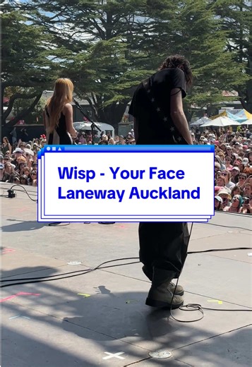 WISP - YOUR FACE LIVE AT LANEWAY FESTIVAL IN AUCKLAND NEW ZEALAND #wispconcert #wisp #OnTour #lanewayfestival #laneway2026 @Wisp