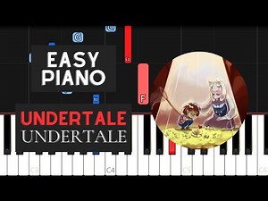 Undertale (EASY Piano Tutorial) - Undertale