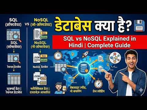 Database क्या है? 💾 | SQL vs NoSQL Explained in Hindi | Complete Guide
