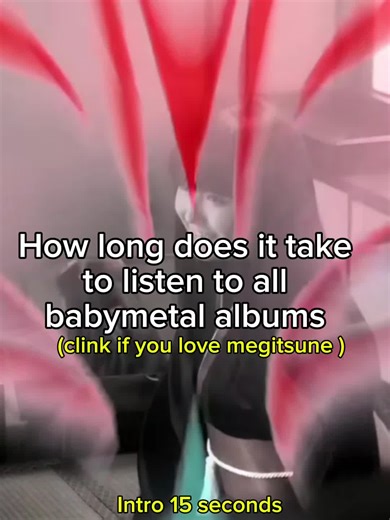 How Long to Listen to All Babymetal Songs?