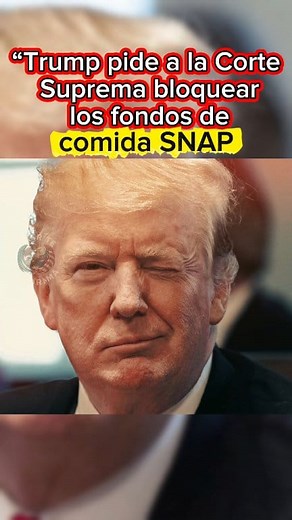 60K views · 898 reactions | La administración del presidente Donald Trump solicitó a la Corte Suprema que bloquee la orden judicial que exige liberar los fondos de SNAP, el programa de asistencia alimentaria. El gobierno argumenta que los fondos “no serían recuperables”, mientras millones de familias esperan esa ayuda para poder comer. Crece la indignación en todo el país.  #Noticias #snap #estampilladecomida #foodbank #ALARMANTE #Trump #DonaldTrump | noticias y mas | Facebook
