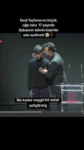 Ferdi Tayfurun 17 yaşındaki oğlu Ferdi Taha