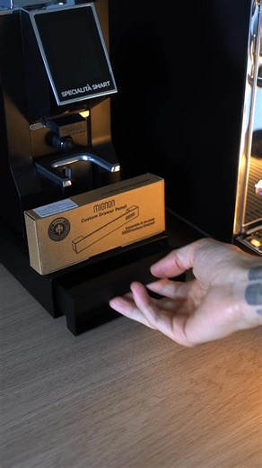 Because your coffee experience should be not only exceptional in quality, but also a feast for the eyes 👀 Customize your counter with our Custom Drawer and Custom Espresso Machine—for a coffee ritual that’s always unique, always yours ☕🎨 | Eureka Grinders - Conti valerio Srl