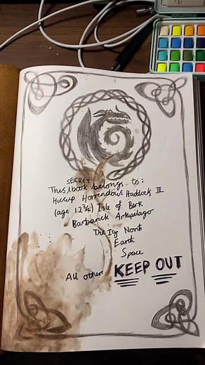 Creating 'Book of Dragons' based on HTTYD Books