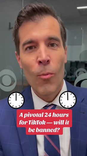 The clock is ticking on a crucial 24 hours for TikTok, as a bill that could lead to the app being banned in the U.S. is now racing through Congress. CBS News' Scott MacFarlane has the latest as the Senate prepares to vote on the bill. #news #politics #tiktok #ban