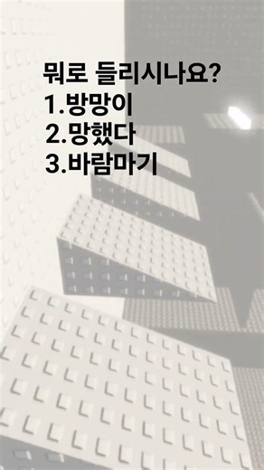 뭐로 들리시나요?