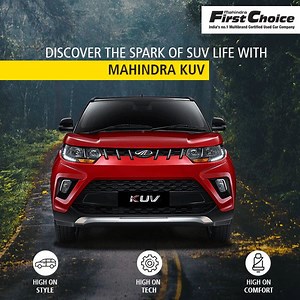 Presenting the stunning Mahindra KUV to awaken the sportiness in you. Get exciting deals over here –https://www.mahindrafirstchoice.com/buy/used-cars/mumbai/mahindra | Mahindra First Choice Wheels