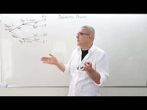 (IME2) Chapter 5 - Video 9: Sequential Games and Backward Induction Solution.