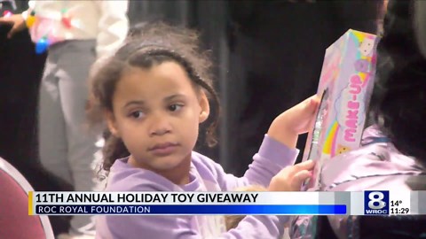 ROC Royal hosts 11th annual holiday giveaway