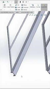 LADDER DESIGN IN SOLIDWORKS, HOW TO MAKE LADDER IN SOLIDWORKS, LADDER MODELING IN SOLIDWORKS