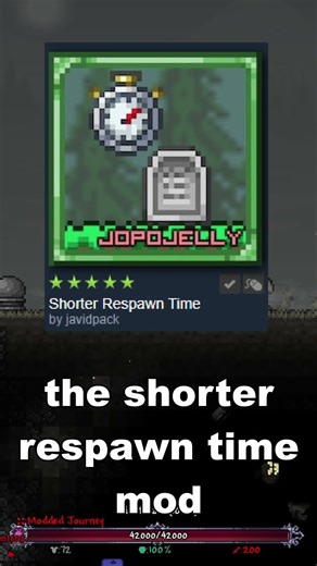 Terraria Mod of the Day: Short Respawn Time Edition