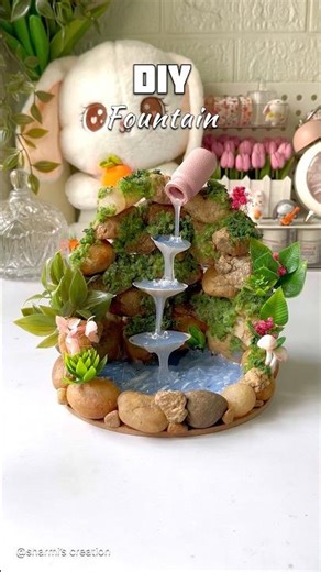 DIY fountain #shorts #viralshorts #fountain #craftideas #handmade