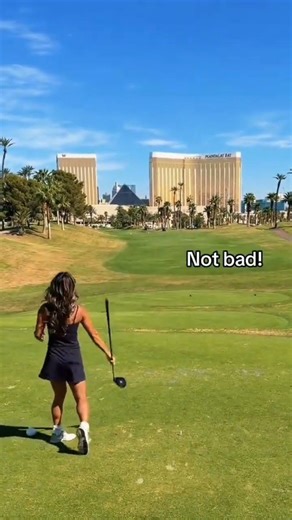 nothing better than striping one down the fairway with an audience lol