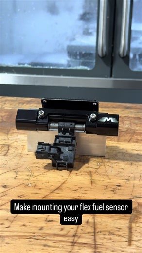 Are you running flex fuel and want a clean mounting solution? If so this is for you! #madeintheusa #motionraceworks #automotive